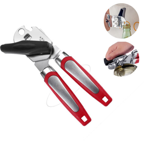 Accessorio per la conservazione in cucina, apriscatole manuale da cucina - Apriscatole portatile con lama in acciaio inossidabile con bordo liscio - RWKitchen Storage Accessories (1/5)
