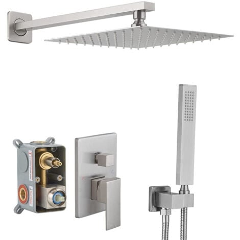 Colonna Doccia Termostatico Miscelatore In Ottone Display Digitale LED