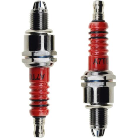 Candela A7TC A7TJC a 3 elettrodi per quad GY6, ciclomotori 50cc-125cc - RW