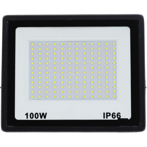 Faretto LED da esterno 100W, 10000LM 6500K luce bianca fredda, IP66 impermeabile, 144 LED, luci da esterno per giardino, patio, garage - solo RWProjector