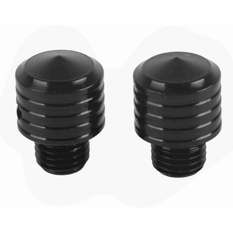 Adattatore universale per specchietto retrovisore per moto, filettatura M10 x 1,25 (nero) (1/5)