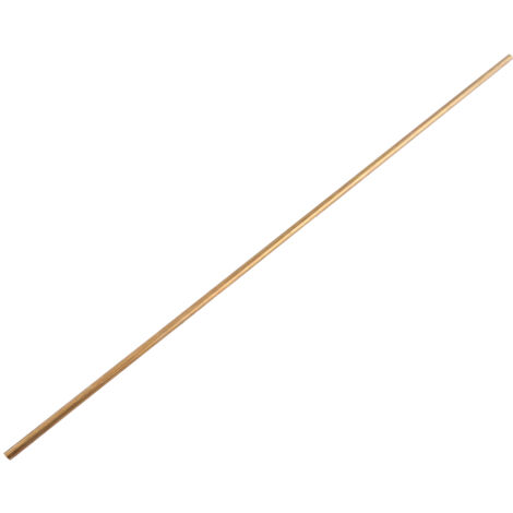 sourcing map Tubo rotondo in ottone, diametro esterno 3 mm, spessore della parete 0,3 mm, lunghezza 300 mm, 3 pezzi