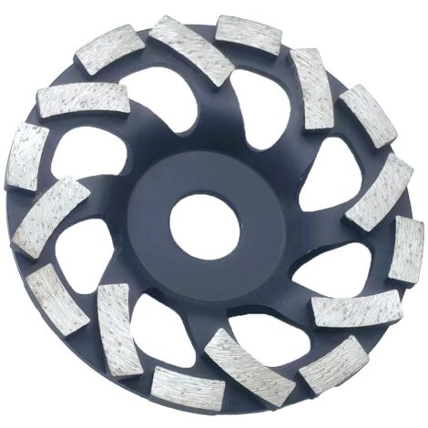 Disque Diamant Abrasif 125 à Meuler le Béton. Meule Abrasive pour Poncer Béton, Pierre, Granit (1/5)