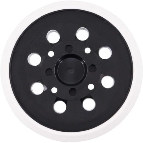 Platorello per Bosch 125 mm con velcro 8 fori, durezza media con sistema di accessori per levigatrice orbitale PEX 300/400 AE / 4000 AE/Advanced Orbit 18