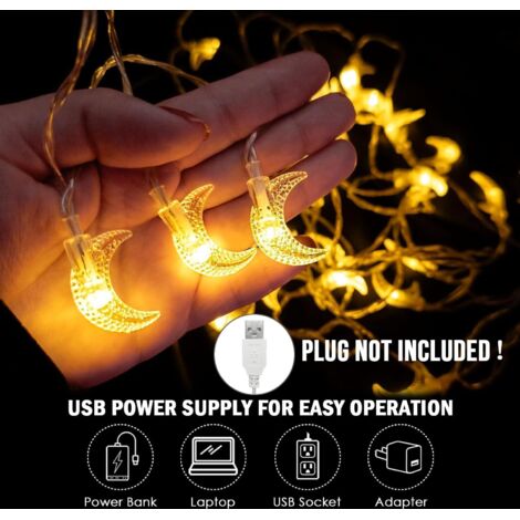 Catena Luminosa 10 Mt Da Giardino Picnic 10 Luci LED RGB+CCT IP65 Intec