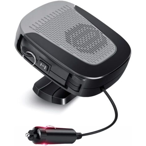Sbrinatore per riscaldamento auto, riscaldatore portatile per auto con accendisigari da 12 V, riscaldatore per auto con rotazione di 360 gradi per tutti i veicoli (1/5)
