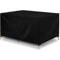 Telo coprimobili da giardino Oxford 420D, tessuto per copertura tavoli da esterno, copertura impermeabile per mobili da giardino, copertura anti-UV per mobili da giardino - 135x135x75cm
