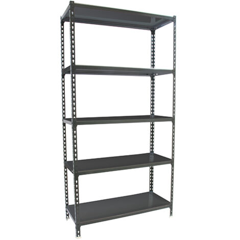 COSTWAY Scaffale Pieghevole con Ruote, Scaffale in Metallo con 5 Ripiani, Mobile in Metallo con Ripiani Regolabili e Grande Capacità da Cucina Balcone Soggiorno, Nero