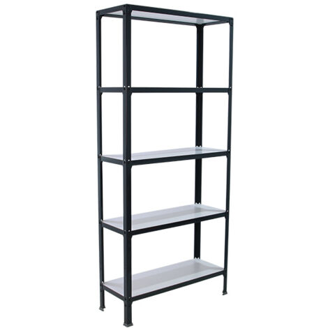 Mensola Da Parete Esteban - Antracite E Rovere Coast Evoke - 150x25x18 Cm - Trendteam Smart Living