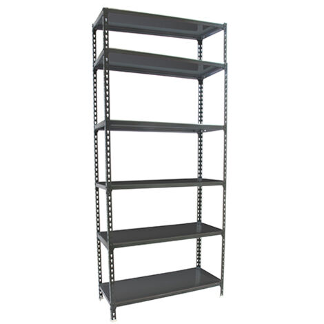 SimonRack Scaffale Portaoggetti, 2500x1200x300 mm, 6 Ripiani, Portata 200 kg per Ripiano, Metallo, Scaffale da Garage, Antracite – Simonclick (1/4)
