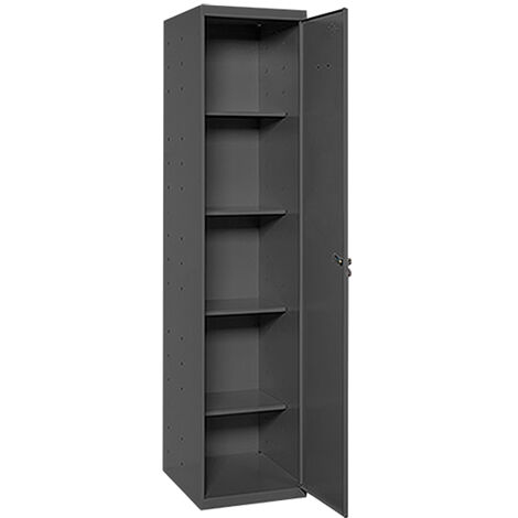 SimonRack Armadio Metallico Scope 1800x400x400 mm, 1 Ante, 4 Ripiani, Antracite - Simonlocker