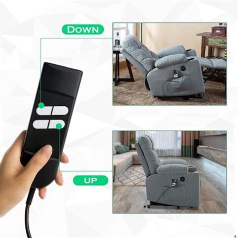 Mando a distancia para sofá eléctrico, mando a distancia de 5 pines y 4 botones para sillón (1/3)