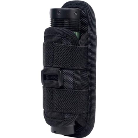 Funda táctica para linterna giratoria de 360 grados, con clip para cinturón, soporte portátil para linterna, accesorios de iluminación de caza, funda para linterna giratoria de 360 grados - RWFlashlig