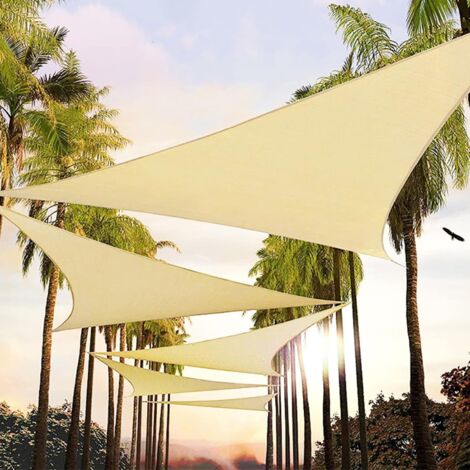 Toldo Vela de Sombra Rectangular 3 x 6 m Versión Actualizada Engrosada