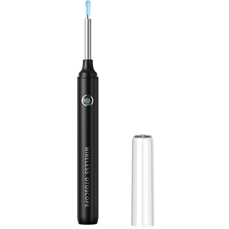 Otoscope HD 1080P Pour Oreille - Caméra Endoscope Auriculaire étanche IP67 6 LED, Noir - Marque Morelax