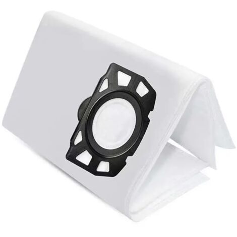 Paquete de 10 bolsas para aspiradoras Kärcher WD4, WD5, WD6, MV4, MV5 y MV6. Microfibra de 5 capas, alta filtración (99,99 %), bolsas duraderas de tela no tejida, compatibles con aspiradoras multifunc (1/5)
