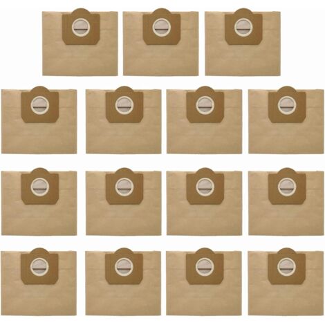 Bolsas para aspiradoras multiusos Kärcher 6.959-130.0, WD 3, MV 3, WD 3.200 a WD 3.800M, SE4001 y SE 4002, bolsas de filtro de papel (paquete de 15) (1/5)