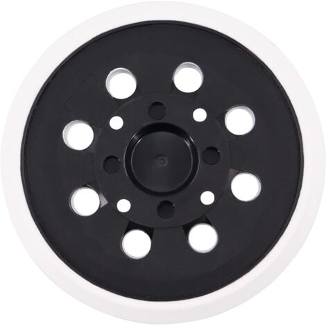 Plato de lijado duro compatible con Bosch (Ø 125 mm, dureza media, con sistema, accesorio para lijadora excéntrica PEX 300 AE 400 AE 4000 AE)