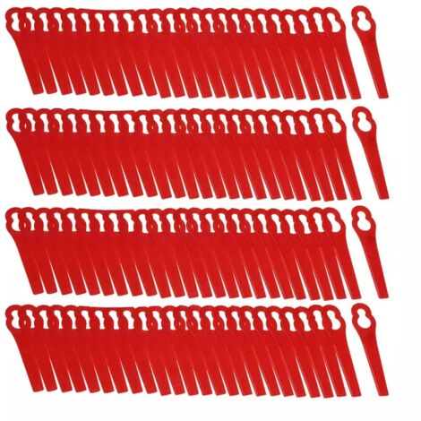 Lot de 100 Lames en Plastique de Rechange pour Coupe Bordure Florabest LIDL FRTA 20 A1,FAT 18B3, FRT18A (1/6)