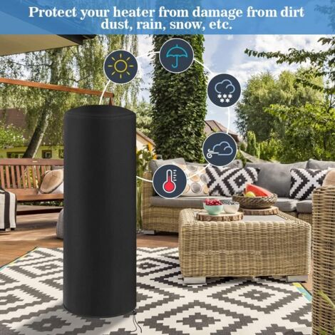 Housse Protection Chaises Jardin Empilables 64x64x120 Cm – Oxford 210D Imperméable & Résistante Hiver