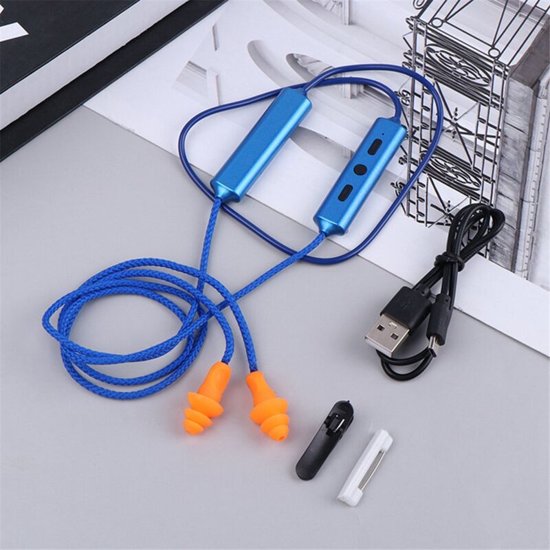 Lonrtesw Écouteurs Bluetooth Avec Bouchons D'Oreille - Suppression Bruit Chantier Travail Protection Auditive