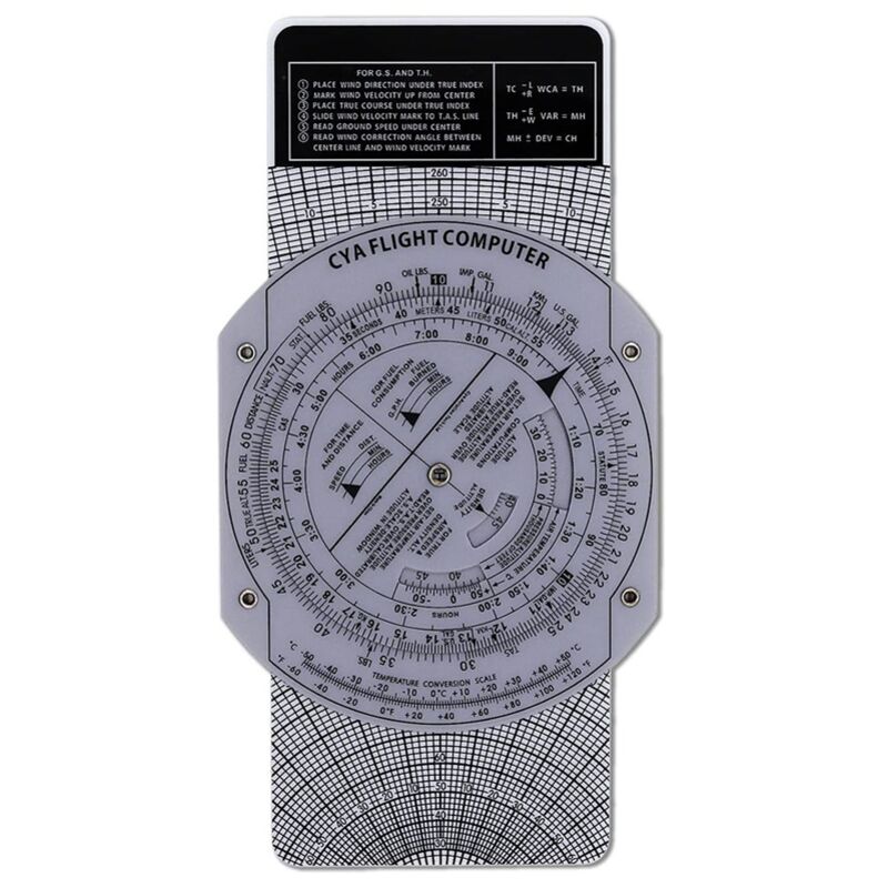 Traceur De Navigation Aéronautique CRP-1/CRP-5 - Règle Coulissante, Rotation 360° - Pour Pilotes