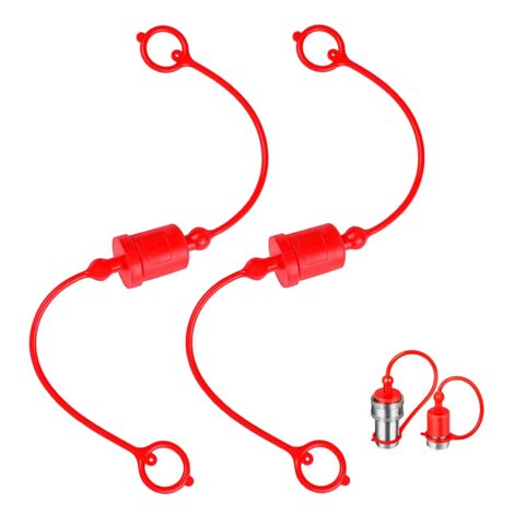 Jeux De Protections Anti-poussière Pour Coupleurs Hydrauliques - Résistants Aux Intempéries, Neufs
