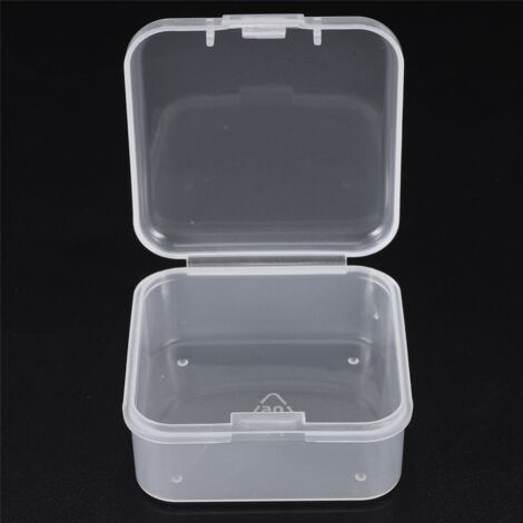 Boîte De Rangement Transparente En Plastique - Pour Cartes Photos, Petits Objets, Bonbons