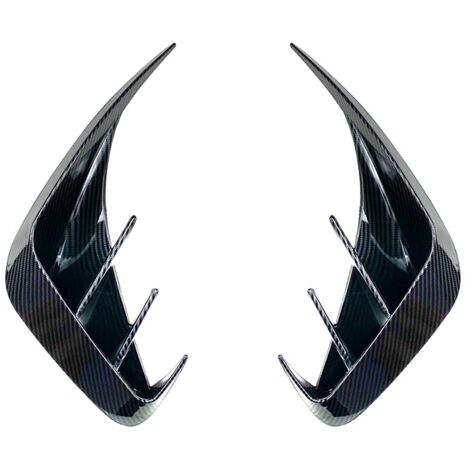Paire De Couvercles De Ventilation Becquet Pour Mercedes Classe C W206 (2022+) - Noir Brillant | Style Sportif