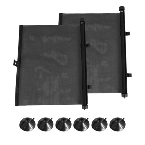 Lot De 2 Stores Rouleau Protection Solaire Voiture - 45 Cm De Large, Neuf