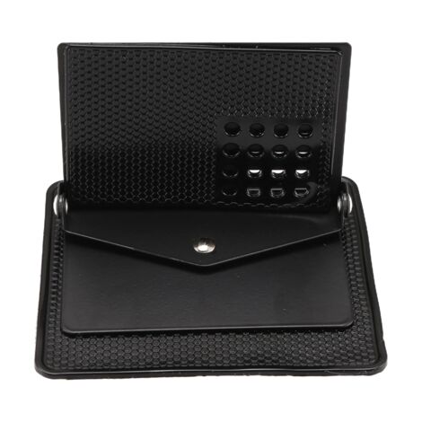 Tapis Antidérapant Silicone Pour Tableau De Bord Voiture - Pour Téléphone, Clés, Lunettes - Avec Chiffon De Nettoyage