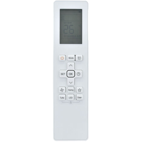 Télécommande D'origine Pour Climatiseur Midea - Modèle RG10R(2S)/BGEFU1 - Occasion Avec Légères Rayures
