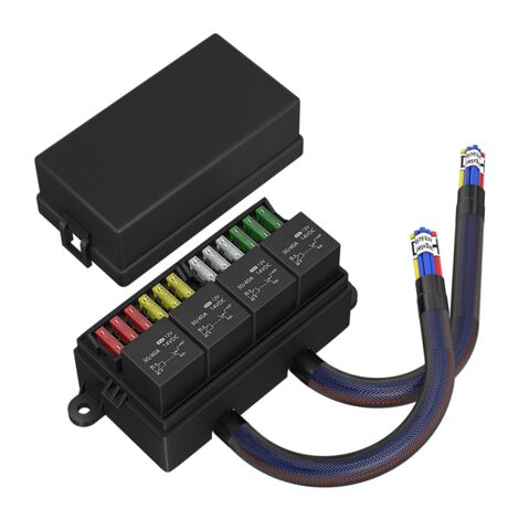 2 Sets Support Fusible ATO/ATC 20A Pour Voiture - Câble Faisceau Neuf Uxcell