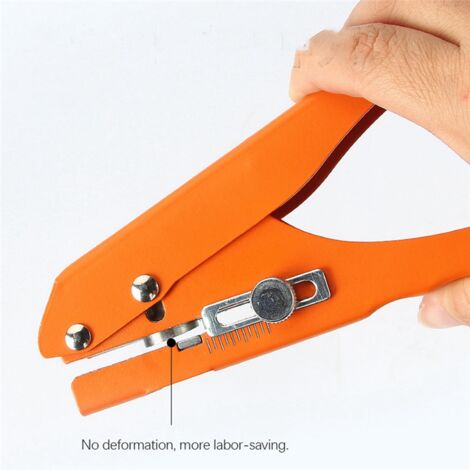 Pince à Poinçonner Un Trou Pour Bandes De Chant - Diamètre 10 Mm - Poignée En Fer - Pour PVC, Cartes, Films Minces - Kit Complet Avec Accessoires
