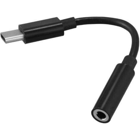 PEKKA Adaptateur De Câble Pour Prise Casque/Écouteur USB C à 3.5Mm, Connecteur Aux Casque Audio Stéréo Type C 3.1 Mâle Port à 3.5Mm Pour Moto Z, Leeco Le S3/2 Pro Et Plus