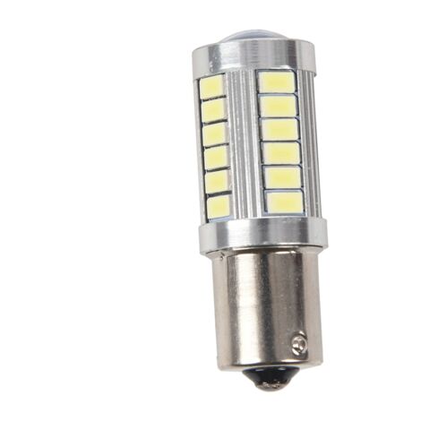 Ampoules LED P21W 1156 BA15S Blanches 6500K - Lot 2 Feux Recul Clignotants DRL AGLINT