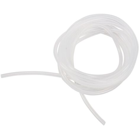 Tuyau Silicone Souple 1mm Intérieur X 3mm Extérieur - 5 Mètres (clair) - Neuf Uxcell