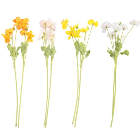 Lot De 8 Fleurs Artificielles Suspendues, 76 Cm, Comme De Vraies Vignes Artificielles Resistantes Aux Intemperies 97018380