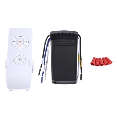 Kit Télécommande Universel Reamhome Pour Ventilateur De Plafond AC 220V - Récepteur Et Télécommande Inclus
