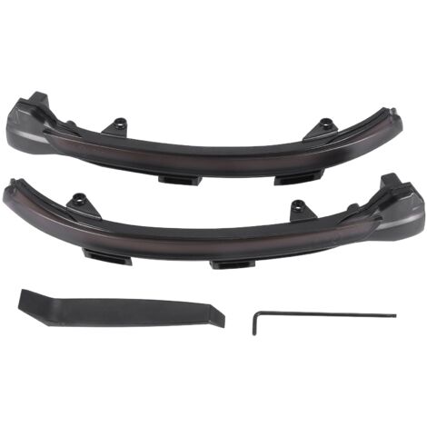 Couvercles Indicateurs Rétroviseurs Ford Focus 2008-2018 - Paire Gauche Droite ABS Transparent