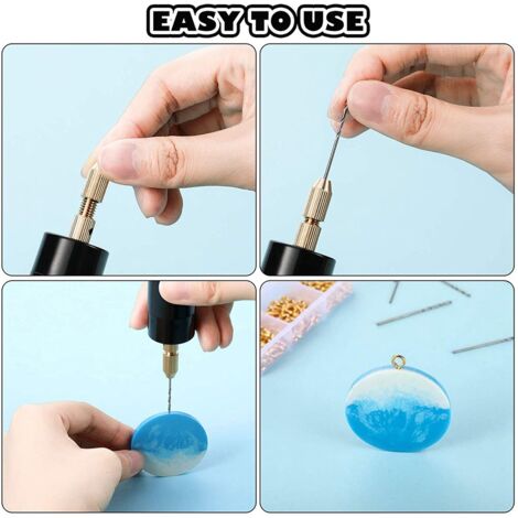 Ensemble de Perceuse éLectrique en RéSine, Comprenant des Vis à œIl ...