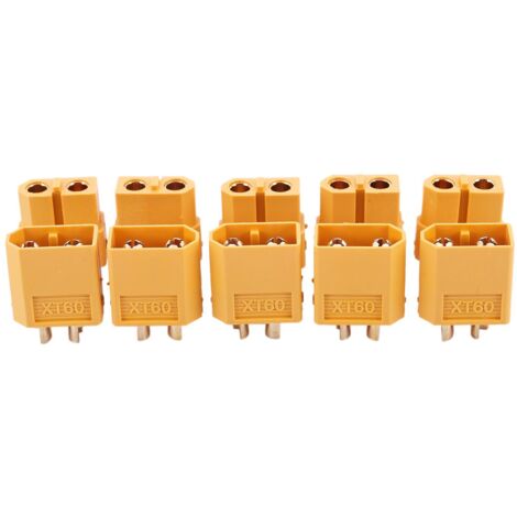 QitinDasen 20 Paire Premium XT30 Batterie Connecteur, XT30 Mâle Femelle Bullet Connecteur Adaptateur Fiche Socket avec Thermorétractable Tube, pour RC Lipo