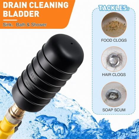 MAGT Kit De Nettoyage De Vessie D'hydratation Portatif pour Réservoir d'eau, Grande Brosse Flexible pour Tuyau De Nettoyage, 4 en 1 Nettoyant, Petite Brosse pour Valve À Morsure (Couleur