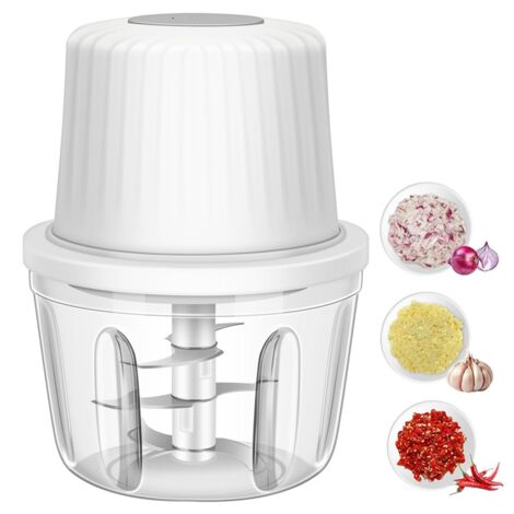 Hachoir à oignons, électrique, 400 ml, hachoir multifonction, hachoir à légumes, 6 lames, câble de charge Type-C, hachoir à oignons de cuisine pour | Leroy Merlin Hachoir à oignons, électrique, 400 ml, hachoir multifonction, hachoir à légumes, 6 lames, câble de charge Type-C, hachoir à oignons de cuisine pour | Leroy Merlin