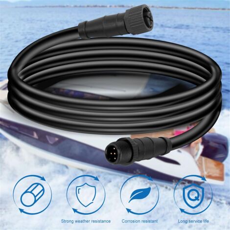 Câble Dorsale Mâle NMEA 2000 5 Broches 1m Étanche IP67 Pour Réseaux Lowrance Simrad Navico Marin