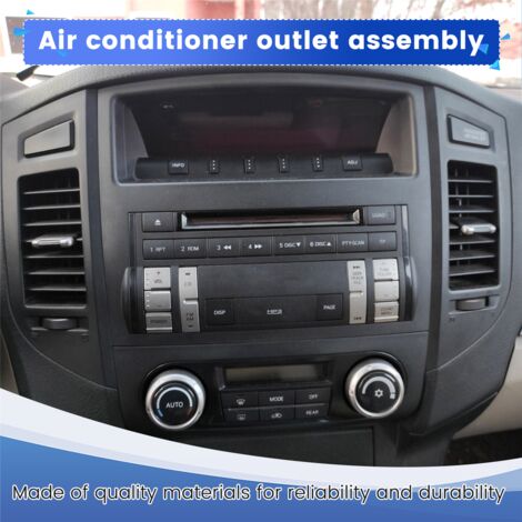 Aérateurs Climatisation Tableau De Bord Avant – Sortie D'Air Centrale Pour Mercedes Vito Viano V260 W447 W448 2017-2023 – Remplacement Noir Qualité OEM