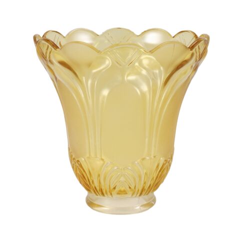 Abat-jour Verre Dépoli Blanc - Remplacement Pour Suspension/Plafonnier - 13,7cm - 14