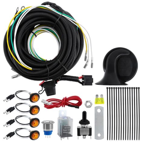4 Pièces Clignotants Moto Universels LED Ambre 12V – Lumineux Et Faciles à Installer