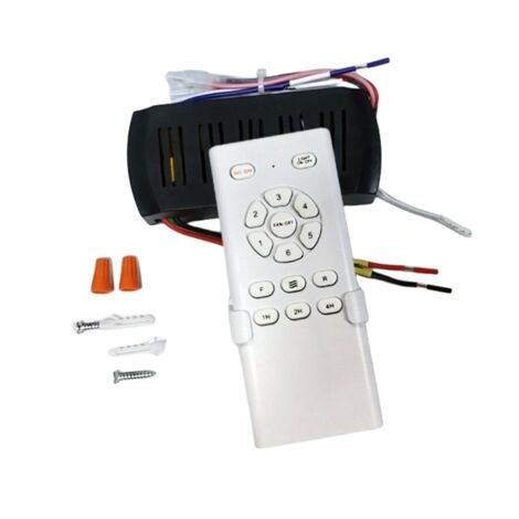 Télécommande Universelle Pour Ventilateur De Plafond - 6 Vitesses, Minuterie, Récepteur Inclus
