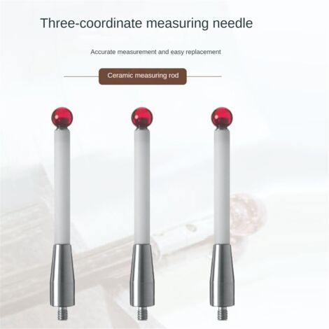 Lot De 2 Stylets De Sonde Renishaw A-5000-3712 – Tige Céramique 6 Mm, Longueur 100 Mm, Pour CMM